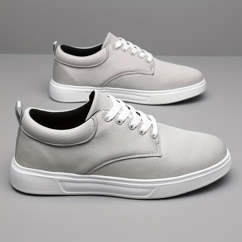 low top skateboard shoes men s vintage solid colour   details 2