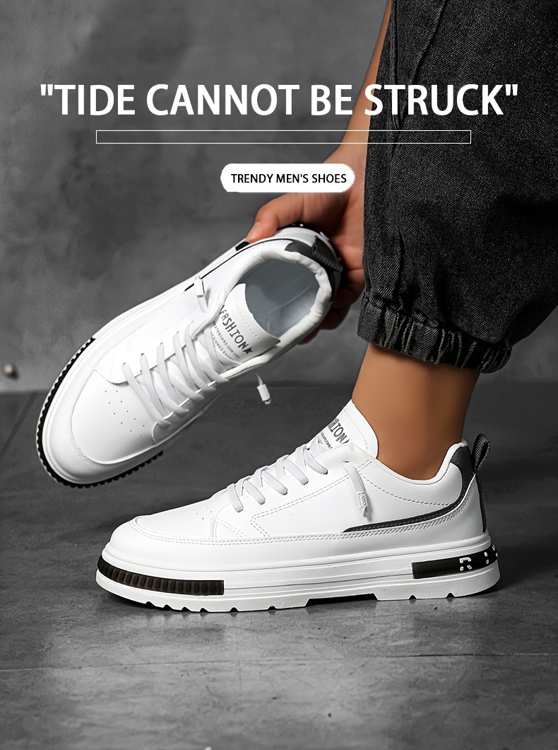 skate shoes men s trendy solid comfy non slip casual details 0