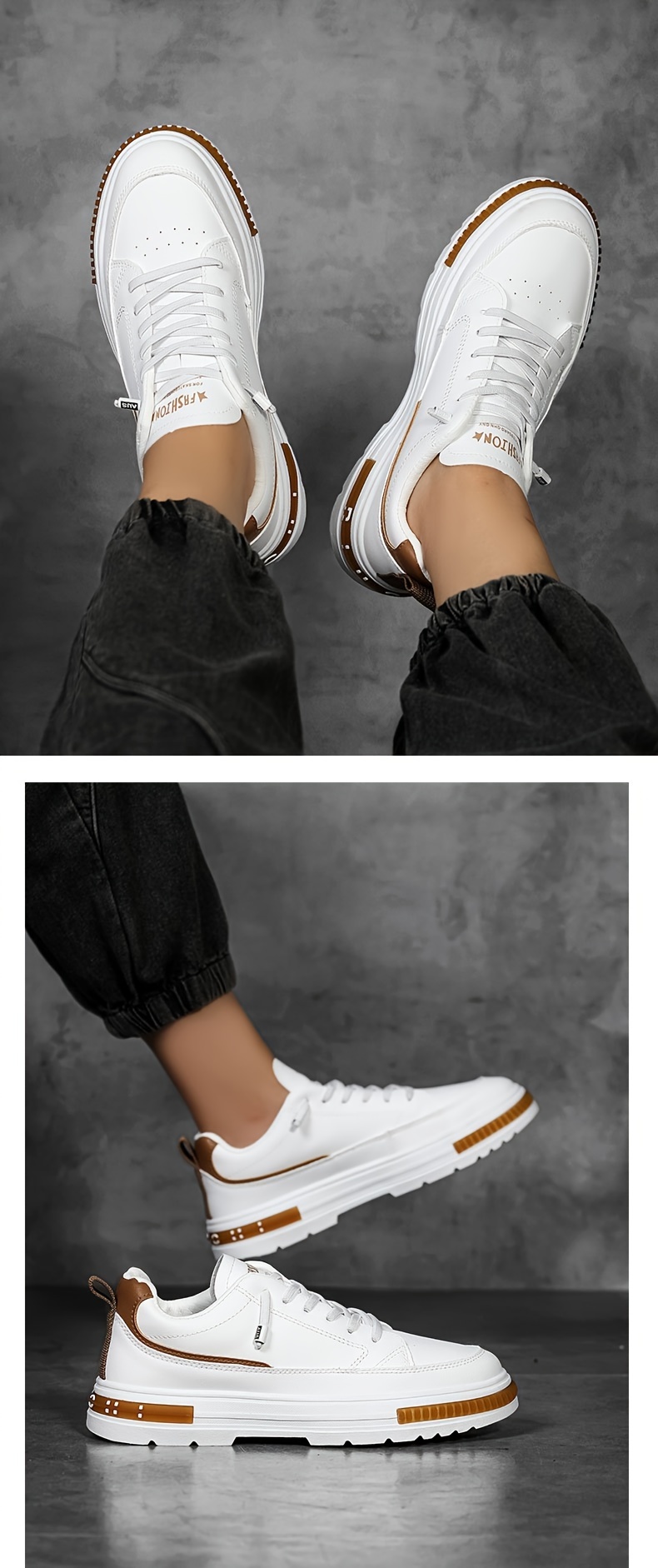 skate shoes men s trendy solid comfy non slip casual details 10