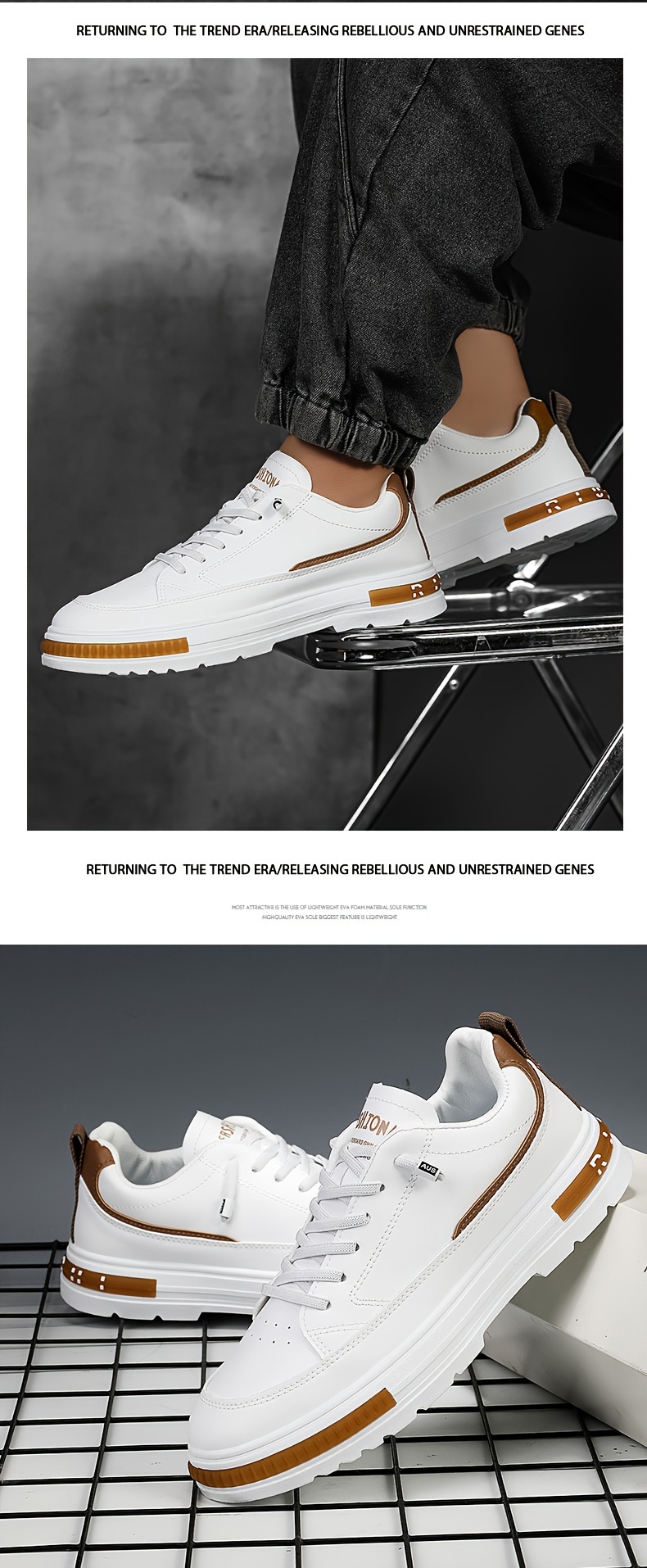 skate shoes men s trendy solid comfy non slip casual details 12