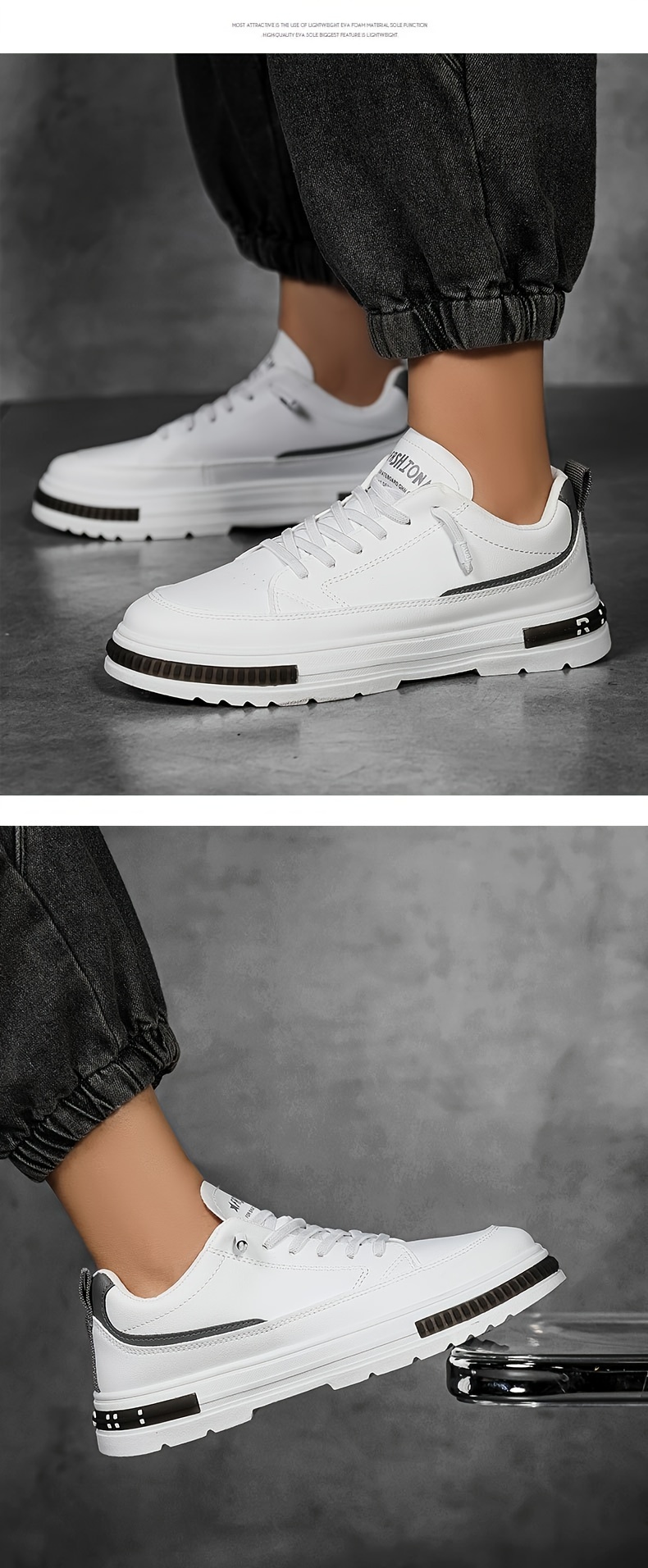 skate shoes men s trendy solid comfy non slip casual details 14